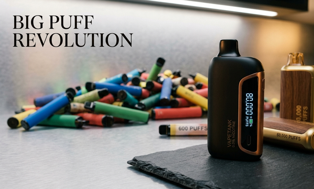 La Revolución de los "Big Puffs": Por qué el formato gigante ha cambiado el vapeo para siempre