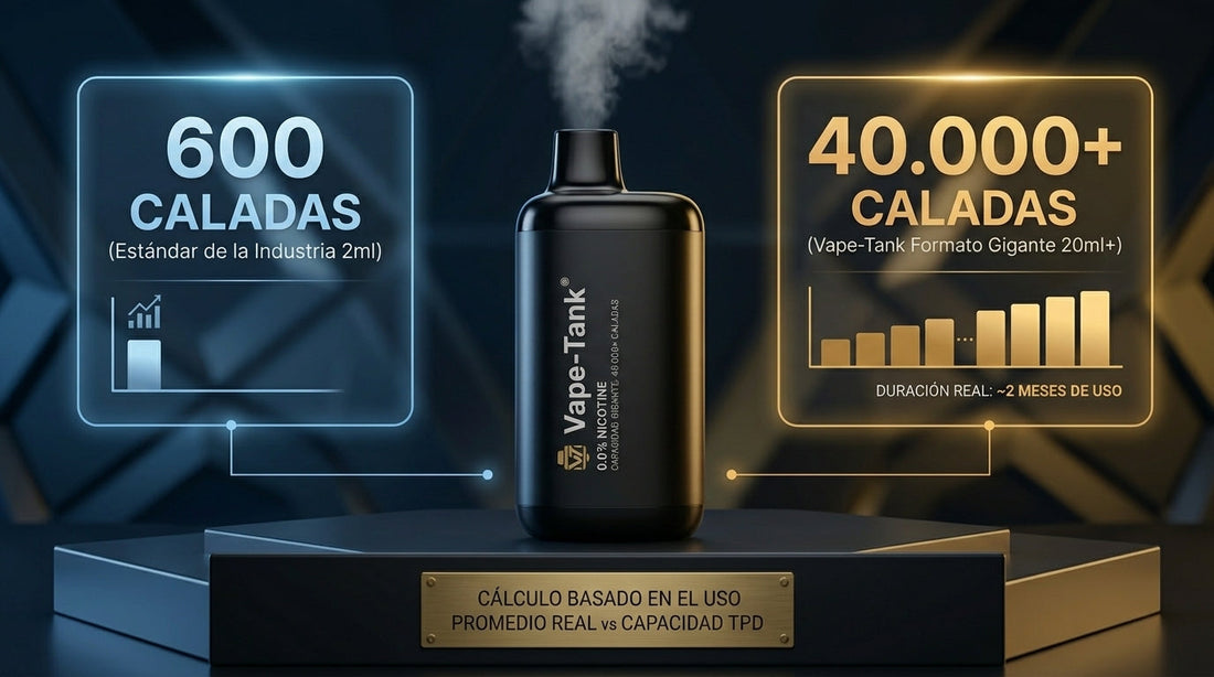 ¿Cuánto dura realmente un Vaper Desechable? Guía de Caladas, ML y Duración Real