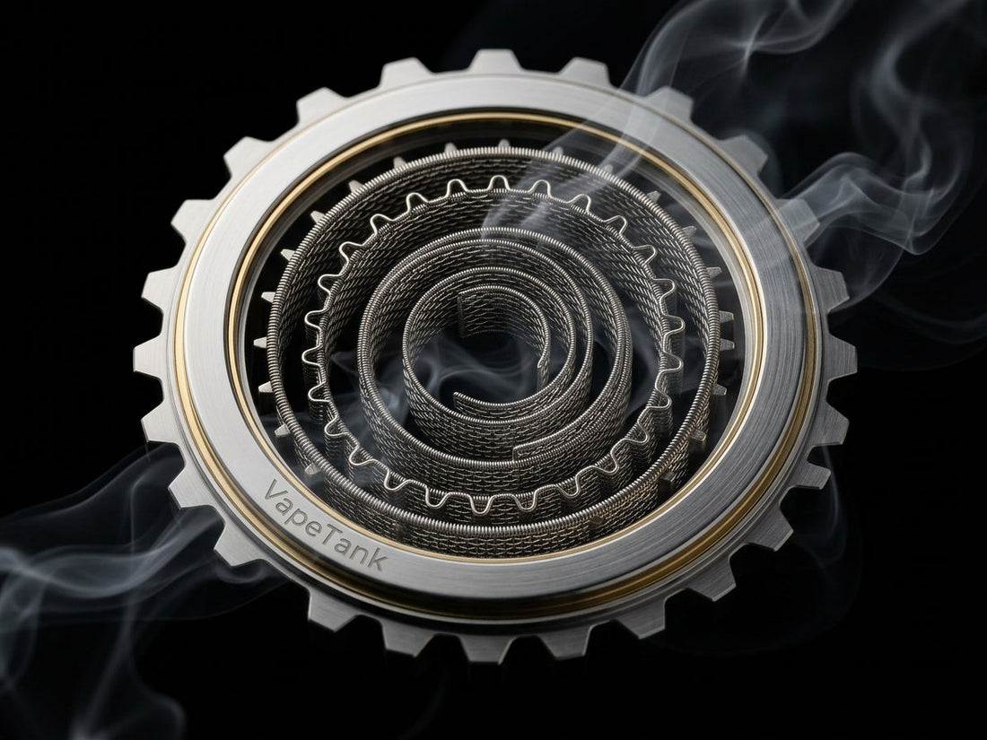 Descubre cómo la tecnología Mesh Coil y el flujo de aire optimizado evitan la pérdida de sabor en los vapers 0.0% nicotina de gran formato como Oxbar.